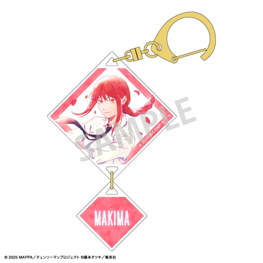 Chainsaw Man the Movie: Reze Arc Double Parts Acrylic Keychain Makima / Floating Sensation / Kamiani TOUCH [NEW]