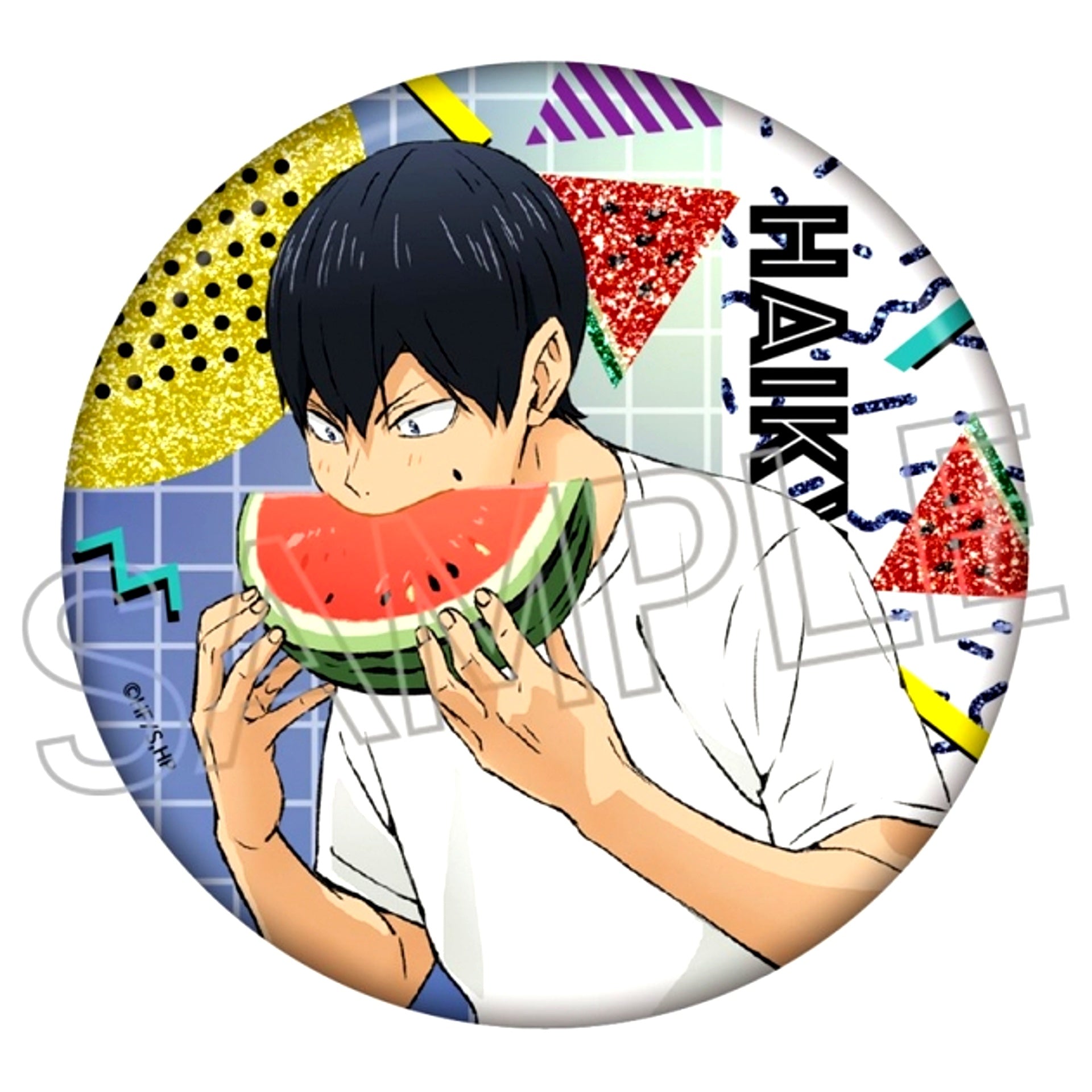 Haikyu!! Shine Series Glitter Button Vol.2 Tobio Kageyama Goods - Badge [NEW]