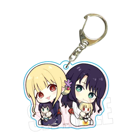Cosmic Princess Kaguya! Gyugyutto Acrylic Keychain Part2 Kaguya & Iroha [NEW]