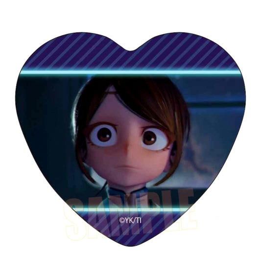 Anime Galaxy Express Milky Subway: Local Train Bound for the Theater Memories Heart Can Badge Ryoko [NEW]