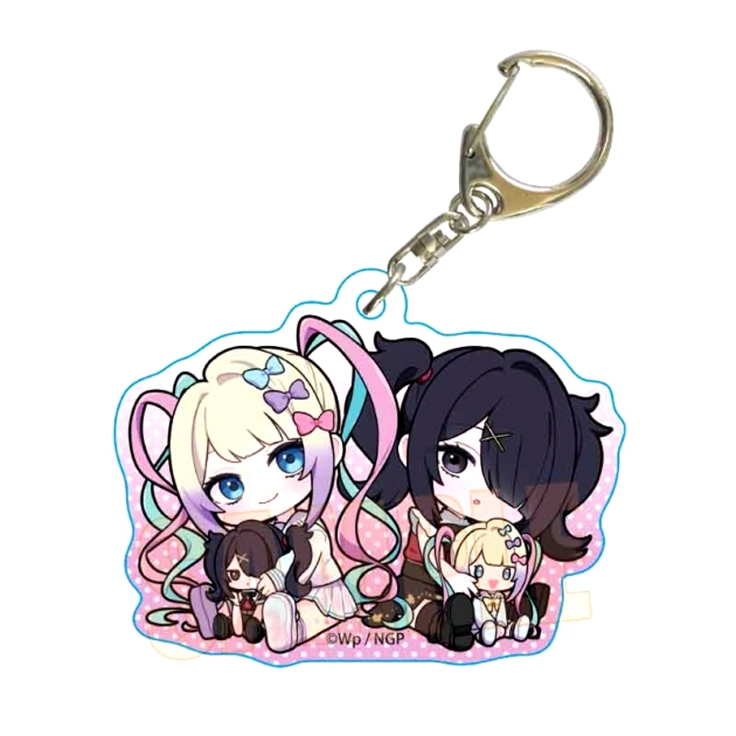 NEEDY GIRL OVERDOSE Anime Gyugyutto Acrylic Keychain KAngel & Ame-chan [NEW]