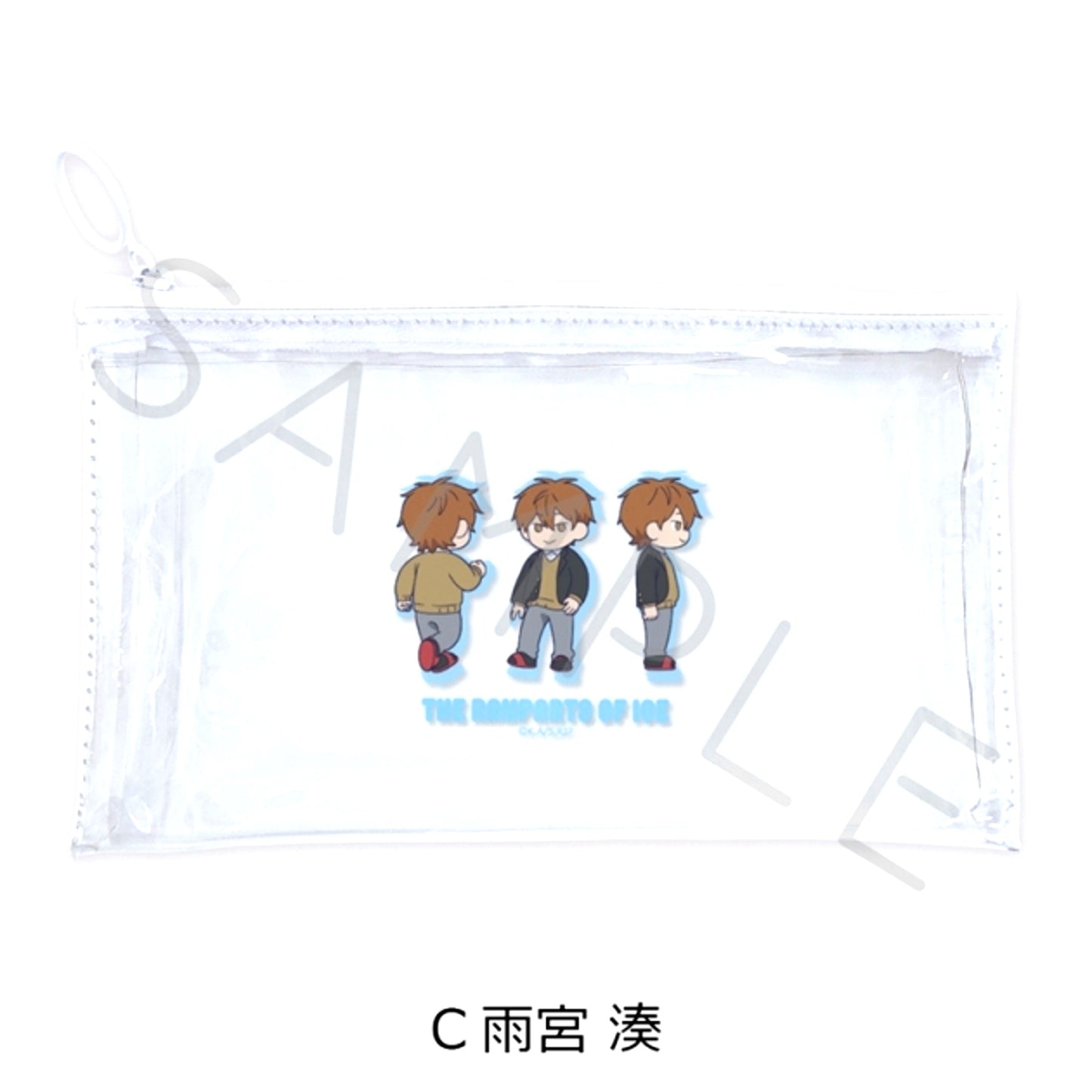 TV Anime The Ramparts of Ice Flat Clear Pouch C (Minato Amamiya) [NEW]