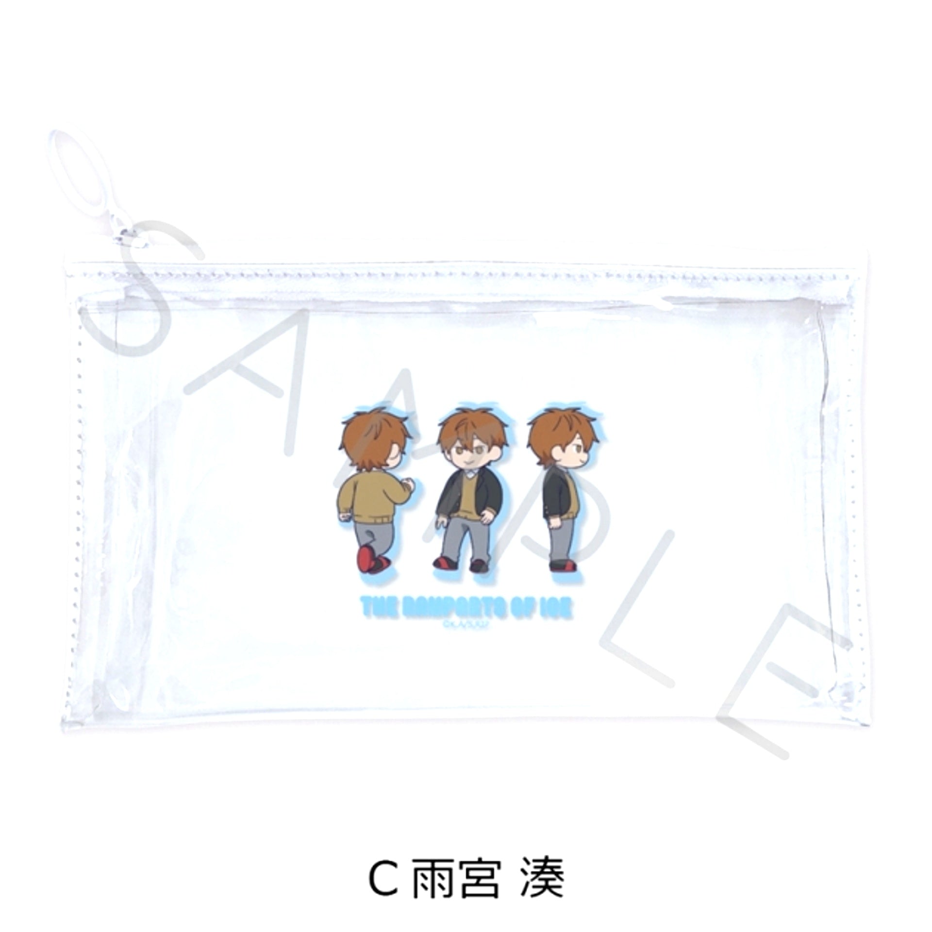 TV Anime The Ramparts of Ice Flat Clear Pouch C (Minato Amamiya) [NEW]