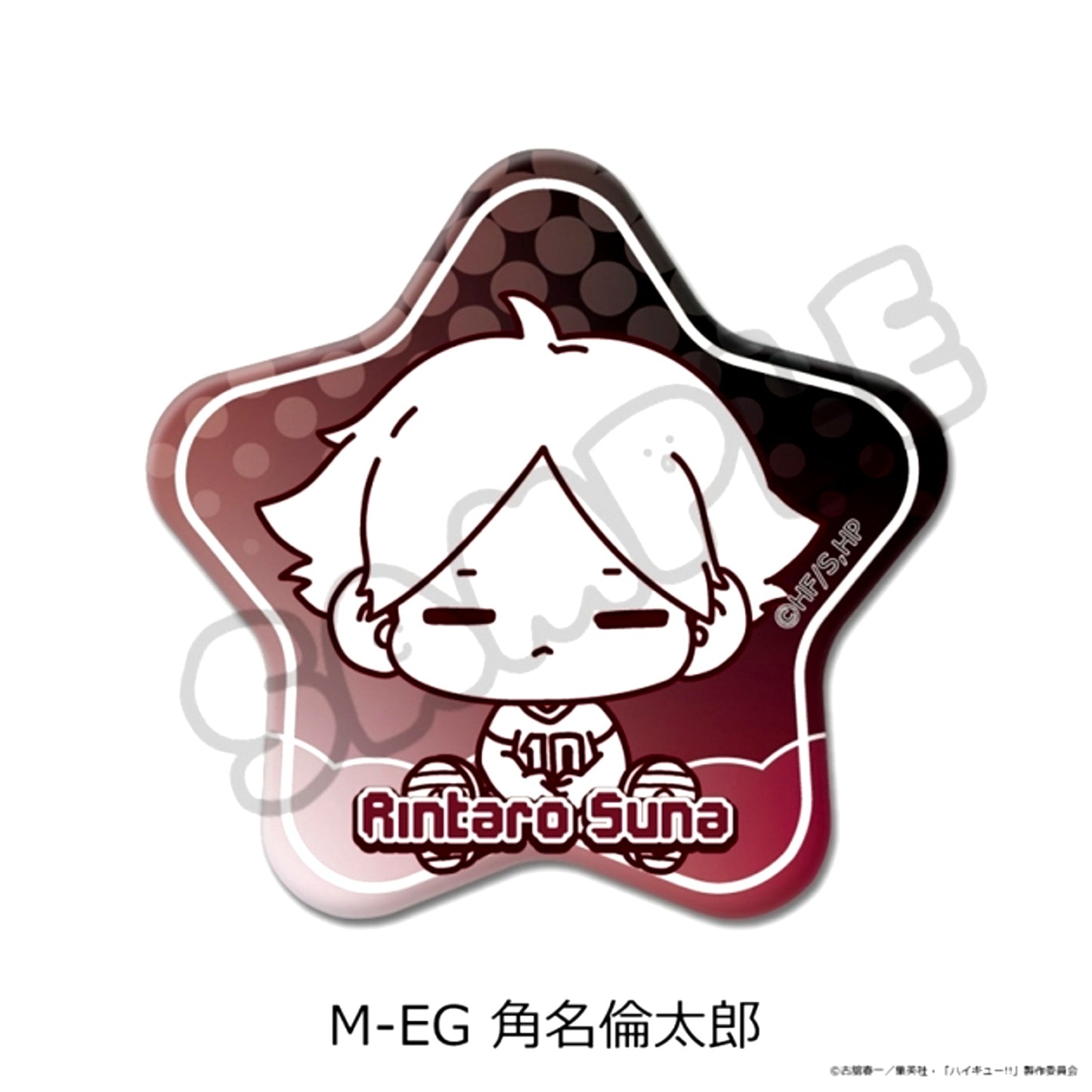 Haikyu!! Part 11 Star-Shaped Button (mochocho) M-EG(Rintaro Suna) Goods - Badge [NEW]