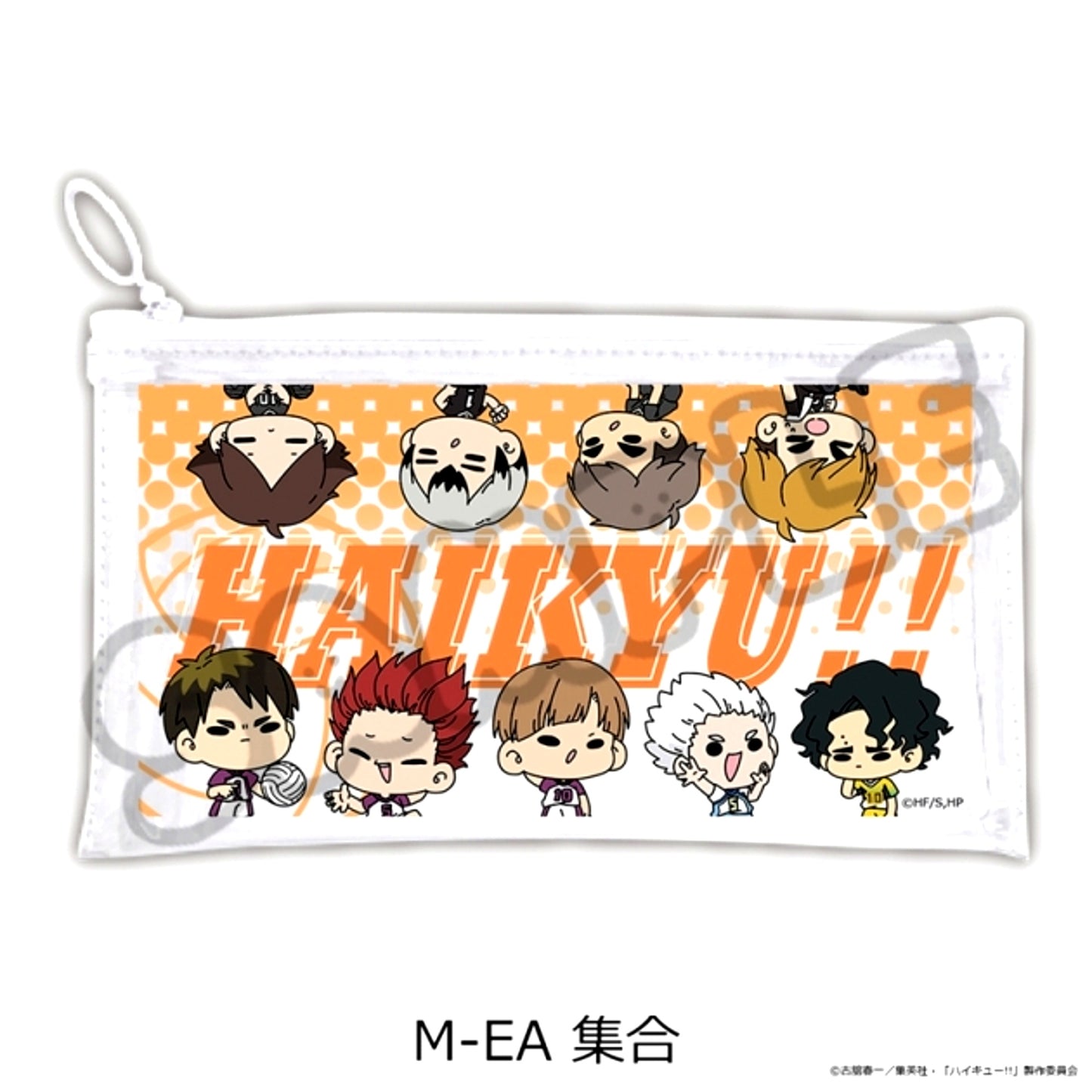 Haikyu!! Vol.11 Flat Clear Pouch (mochocho) M-EA (Group) [NEW]