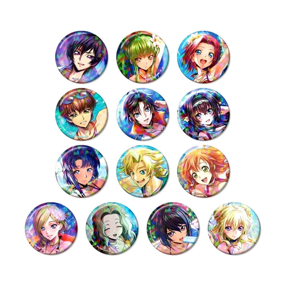 Code Geass: Lelouch of The Rebellion Lost Stories Trading Hologram Button Goods - Badge animate Limited with animate with Benefits Bonus [NEW]