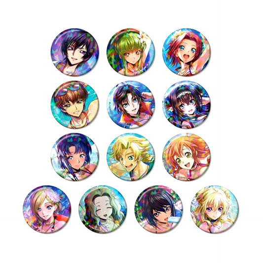 Code Geass: Lelouch of The Rebellion Lost Stories Trading Hologram Button Goods - Bache animate Limited with animate with Benefits Bonus [NEW]