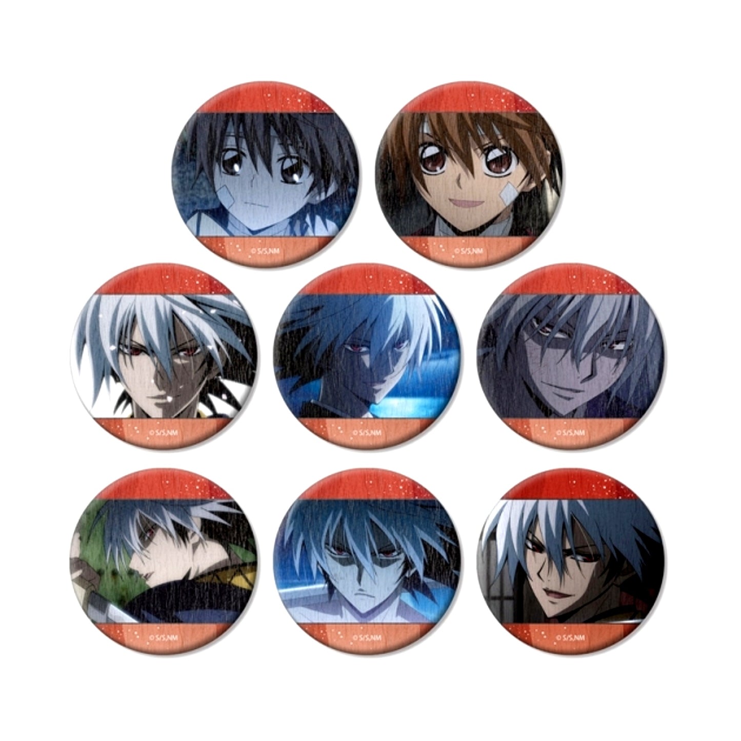 Nura: Rise of the Yokai Clan Demon Capital Trading Rikuo Nura Only Scene Photo Japanese Paper Can Badge (with Animate Bonus) [NEW]