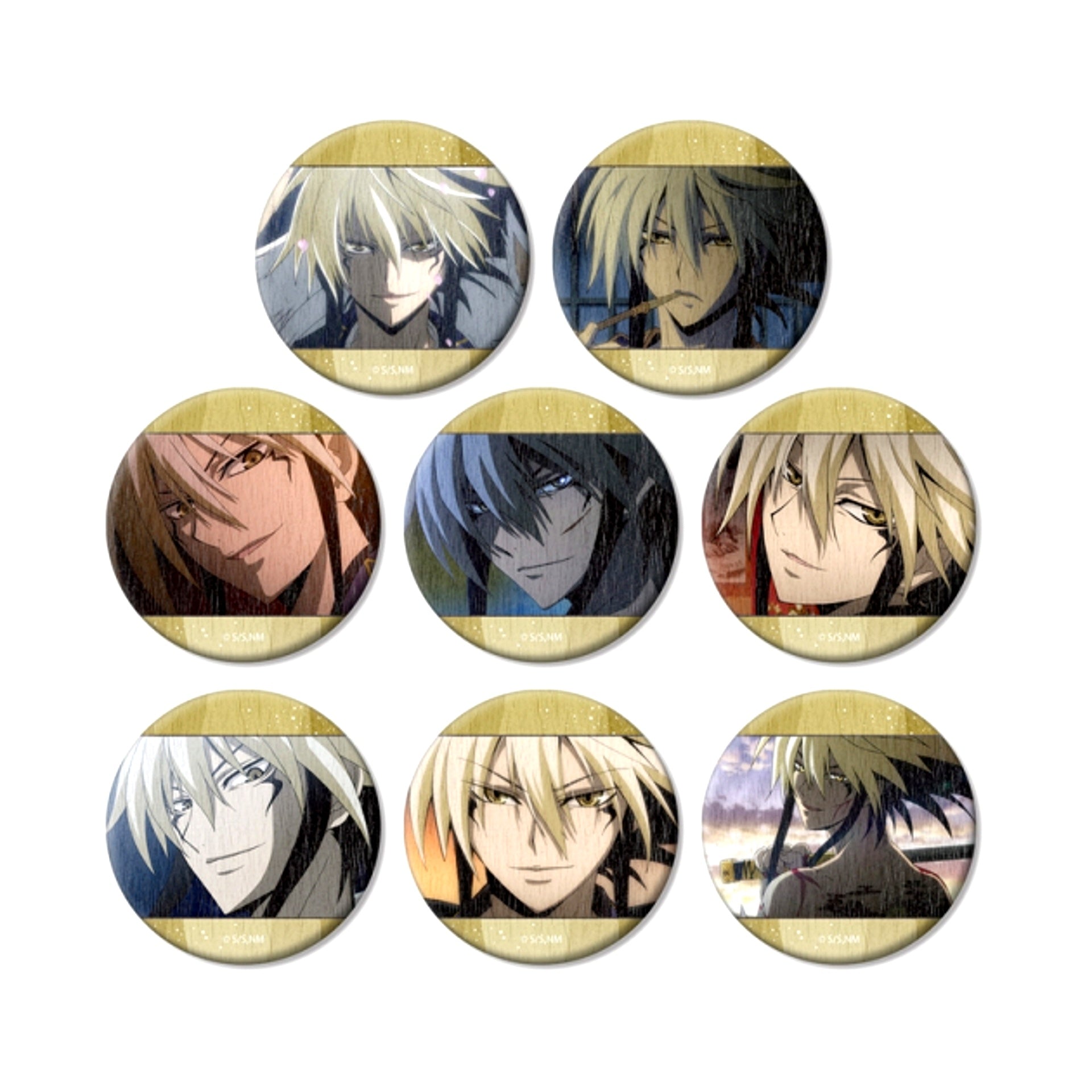 Nura: Rise of the Yokai Clan Demon Capital Trading Nurarihyon Only Scene Photo Japanese Paper Can Badge (with Animate Bonus) [NEW]