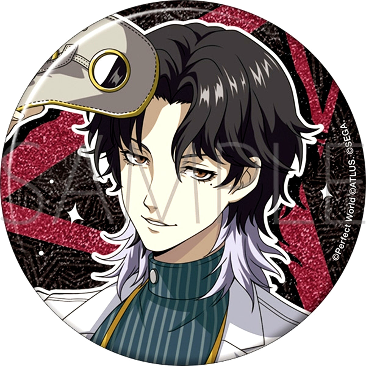 Persona 5: The Phantom X Glitter Can Badge / Motoyoshi Kitasato [NEW]