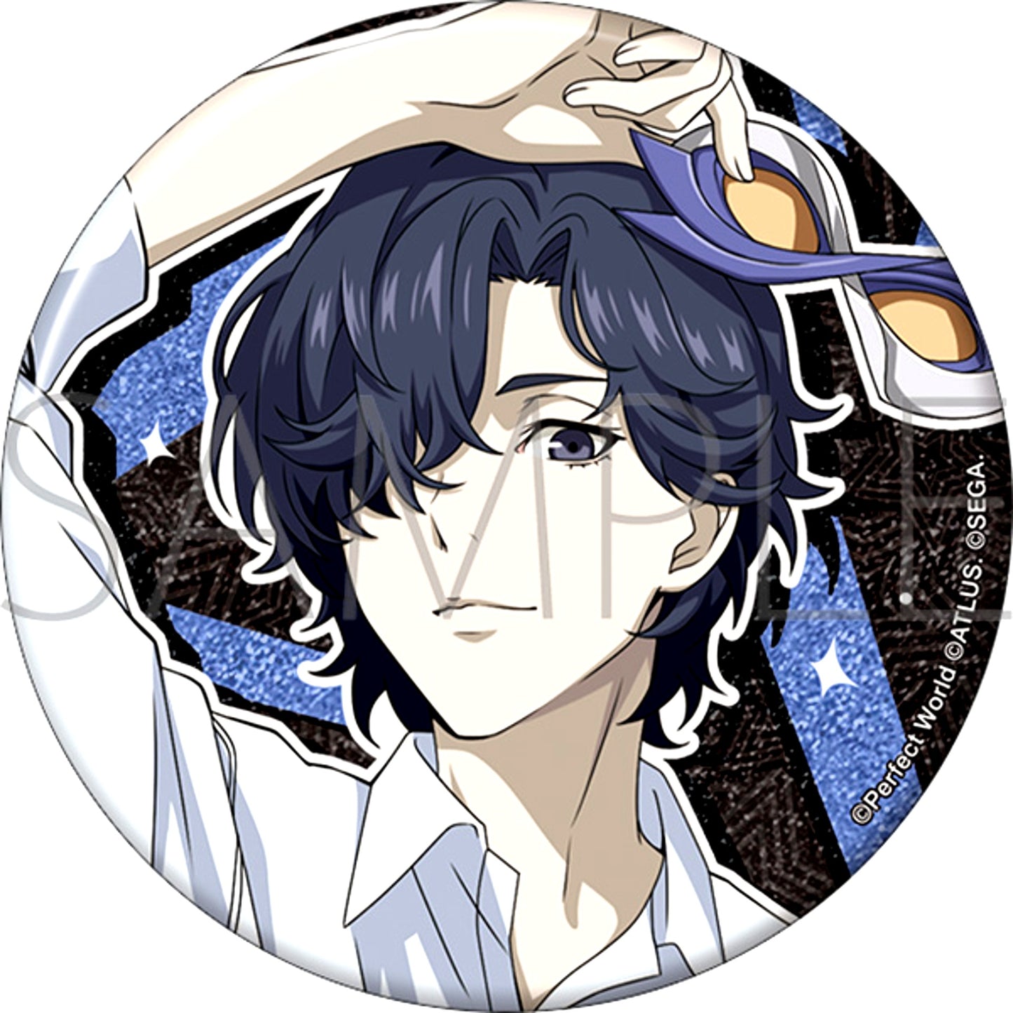 Persona 5: The Phantom X Glitter Can Badge / Masaki Ashiya [NEW]