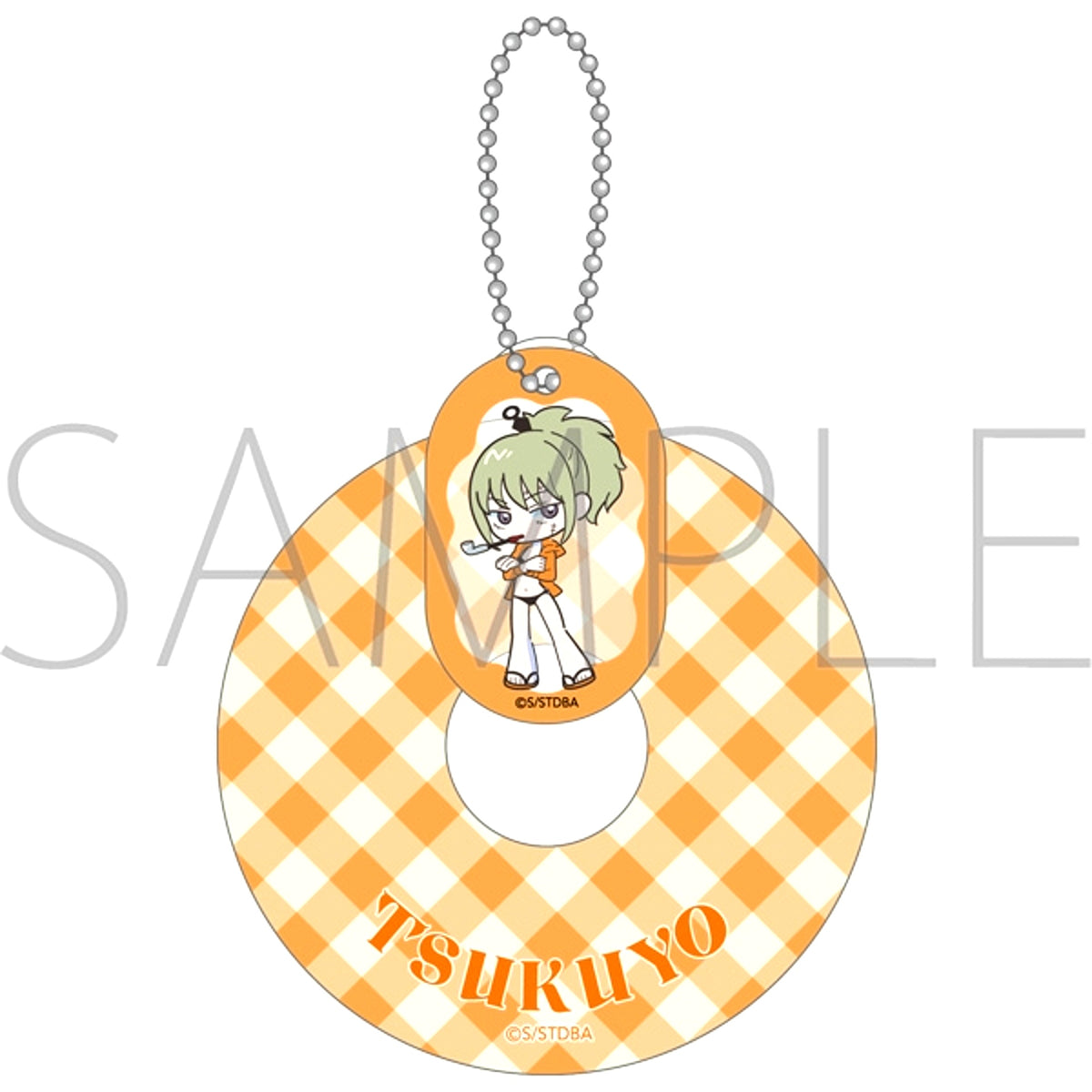 Gintama Float Ring Acrylic Keychain / Tsukuyomi Swimming Pool Goods - Keychain [NEW]