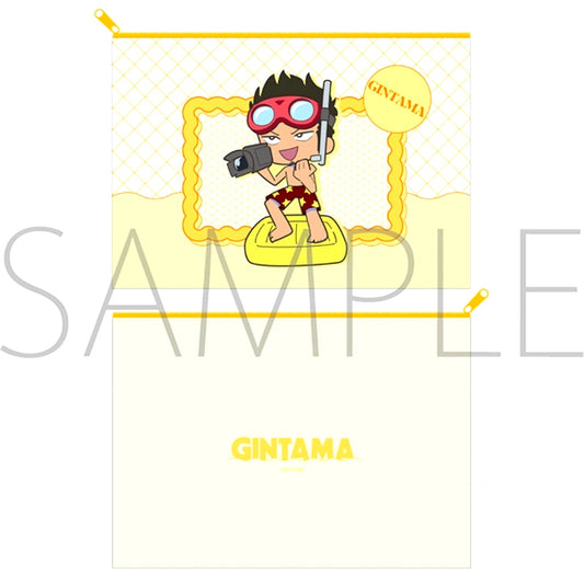 Gintama Vinyl Pouch / Isao Kondou Swimming Pool Goods - Pouch [NEW]