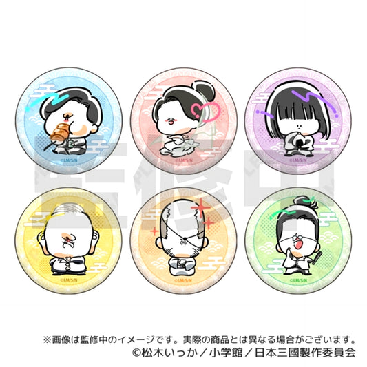 TV Anime Nihon Sangoku Random Button Goods - Badge with with Benefits Bonus [NEW]