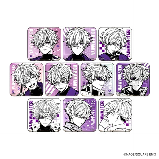 Tokyo Aliens Trading Metal Square Button Reiji Amemiya Goods - Badge [NEW]