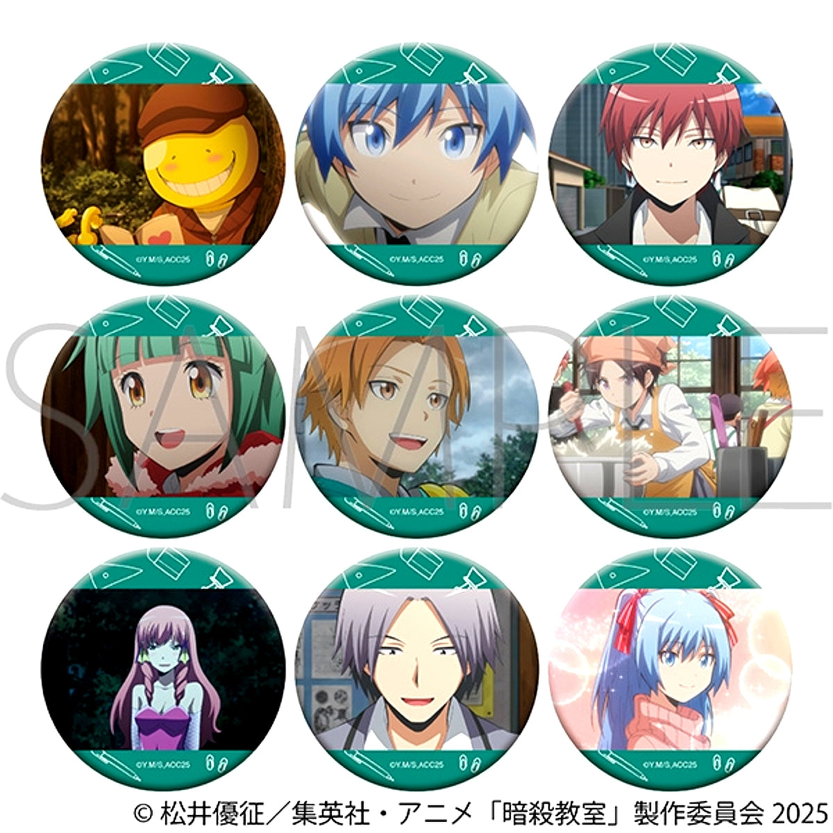 Assassination Classroom Chara Badge Collection Goods - Badge [NEW]