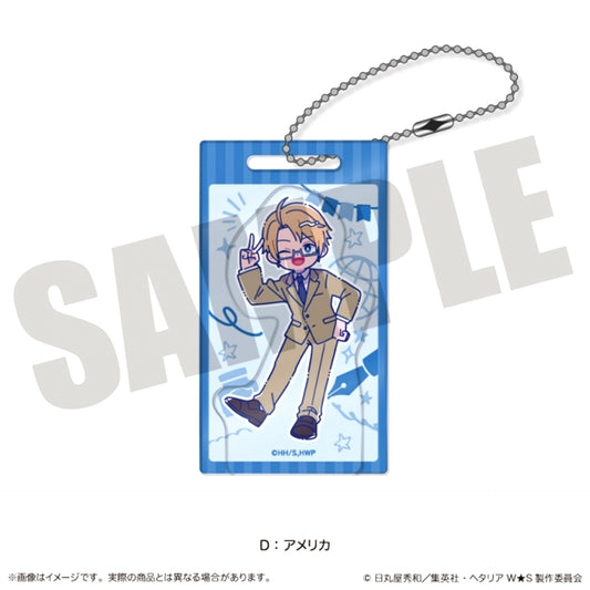 Anime Hetalia World Stars Nyutoro Part 2 Acrylic Block Keychain D America Goods - Keychain [NEW]