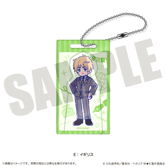Anime Hetalia World Stars Nyutoro Part 2 Acrylic Block Keychain E United Kingdom Goods - Keychain [NEW]