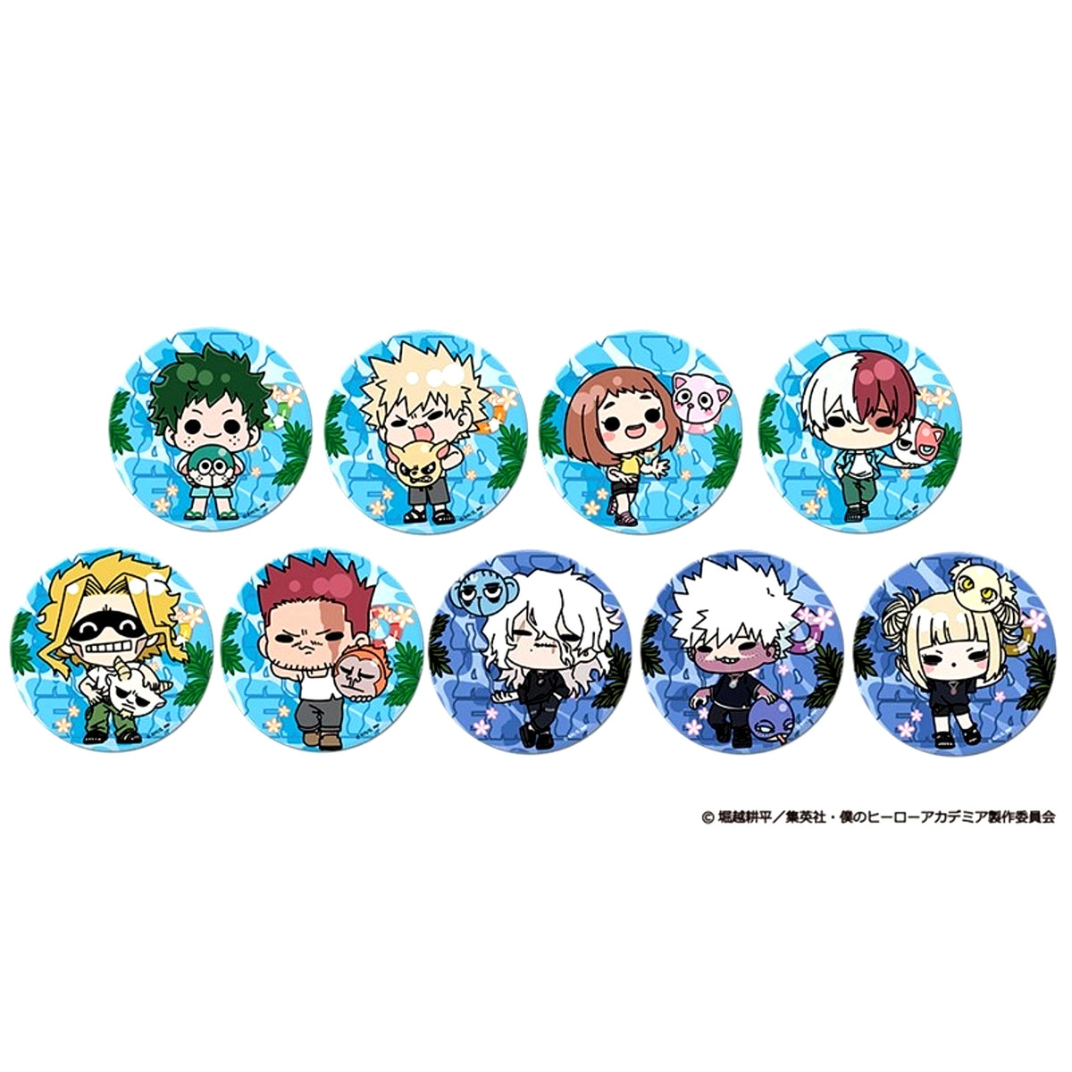 My Hero Academia Animal Beach Ball mochocho Trading 3way Can Badge (All 9 Types) [NEW]
