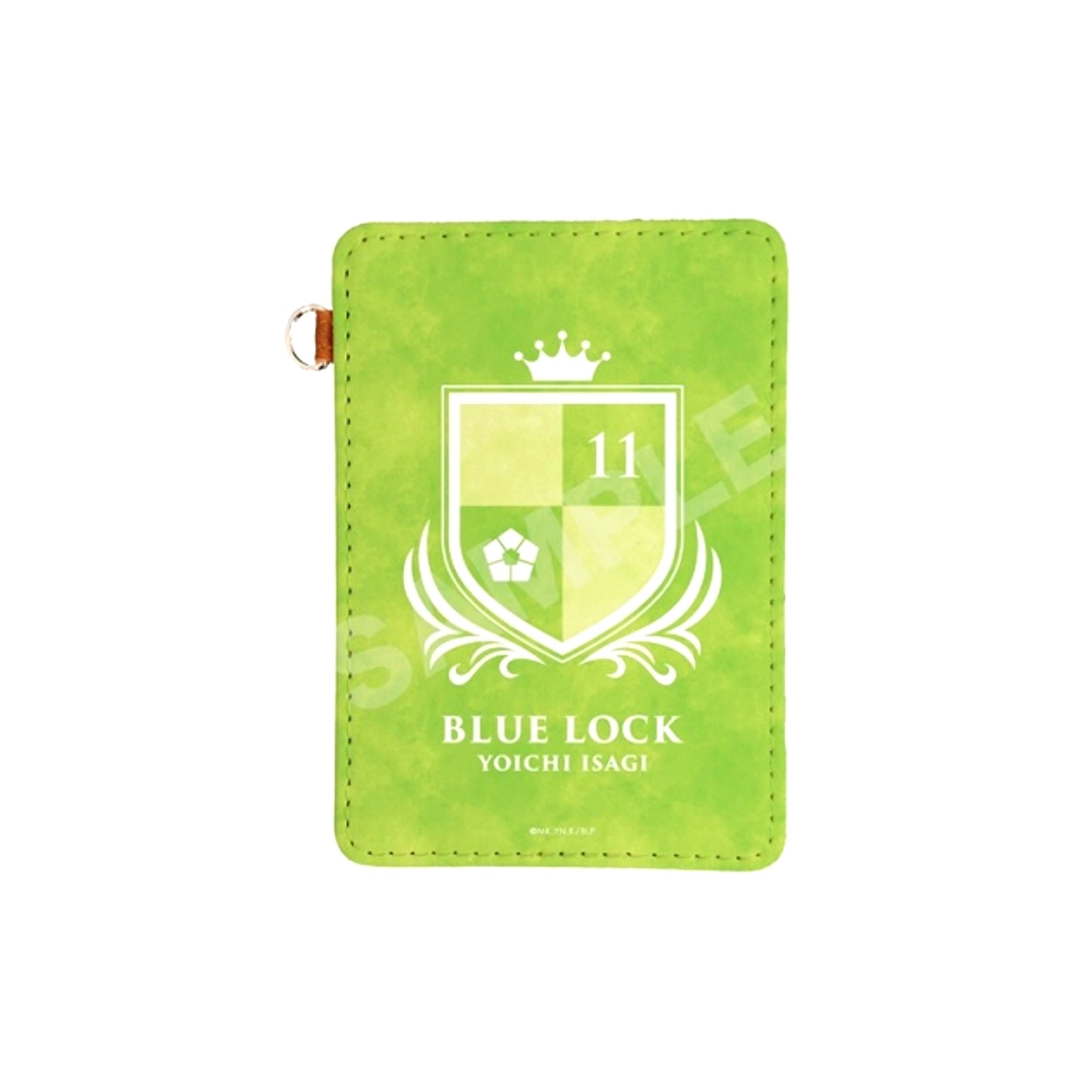 Blue Lock Lock Dance ver. Leather Pass Case /01 Yoichi Isagi [NEW]