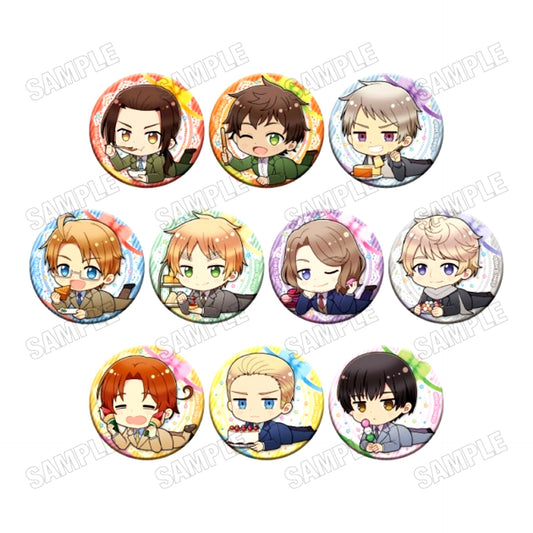 Anime Hetalia World Stars Gororin Button Collection Goods - Bache Resale [NEW]