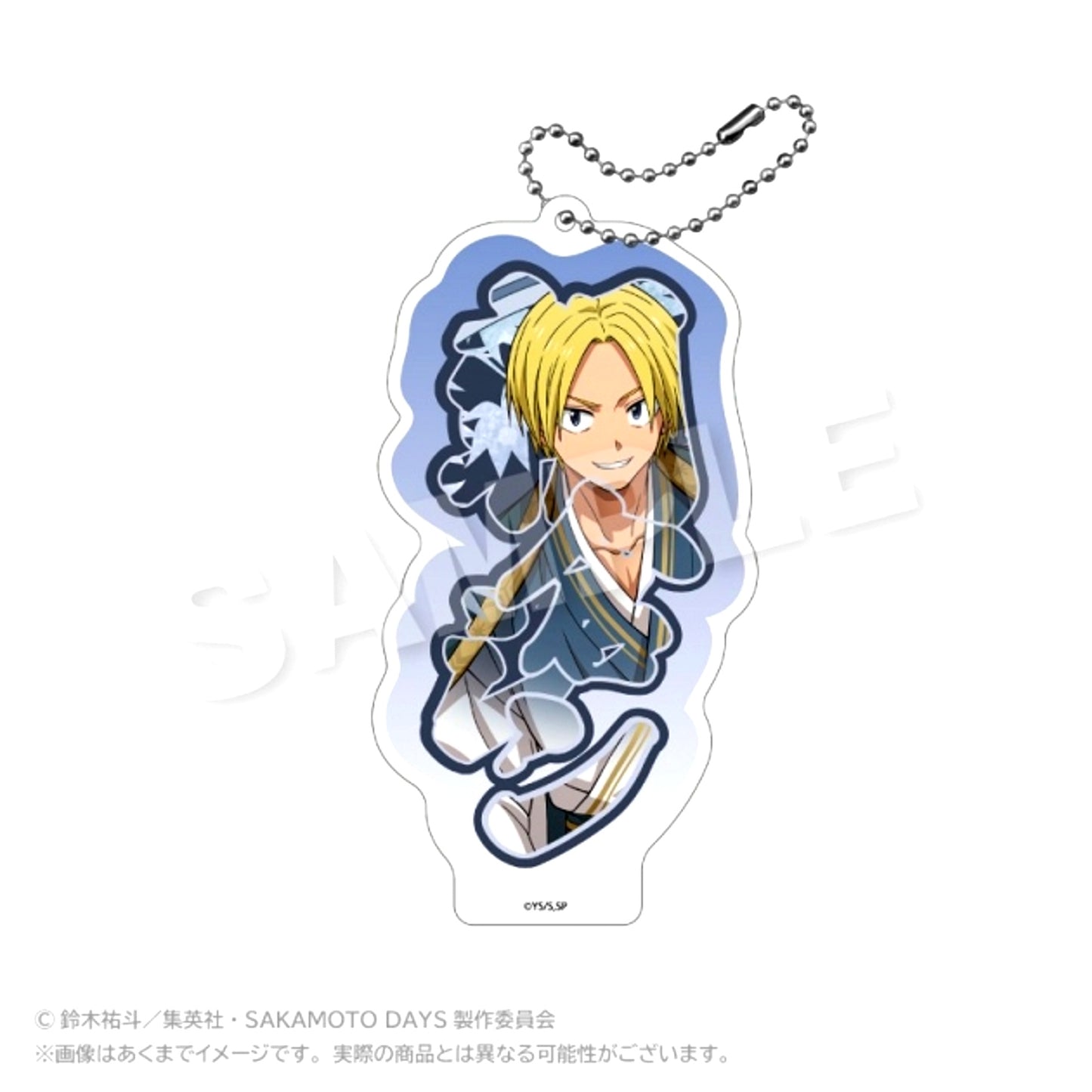 TV Anime SAKAMOTO DAYS BIG Acrylic Name Keychain Round Window ver. Shin Asakura [NEW]
