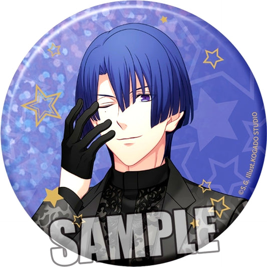 Uta no Prince-sama BIG Hologram Can Badge Dramatic 365 days Ver. Masato Hijirikawa [NEW]