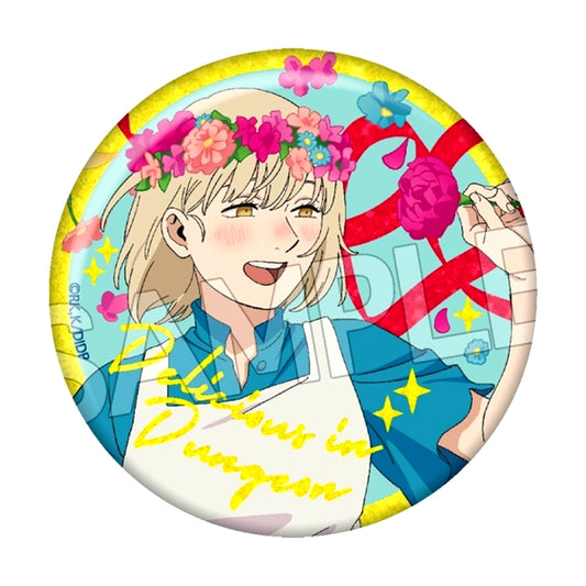 Delicious in Dungeon Flower Crown Glitter Can Badge Falin [NEW]