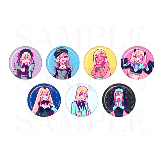 TV Anime My Dress-Up Darling Season 2 Random Button (All 7 Types) Goods - Bache [NEW]