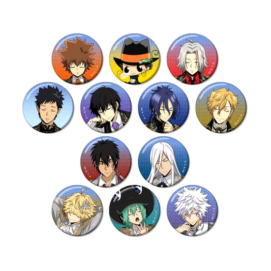 TV Anime Reborn! Newly Drawn Dreaming Throne ver. Trading Glitter Can Badge (Reissue) [NEW]