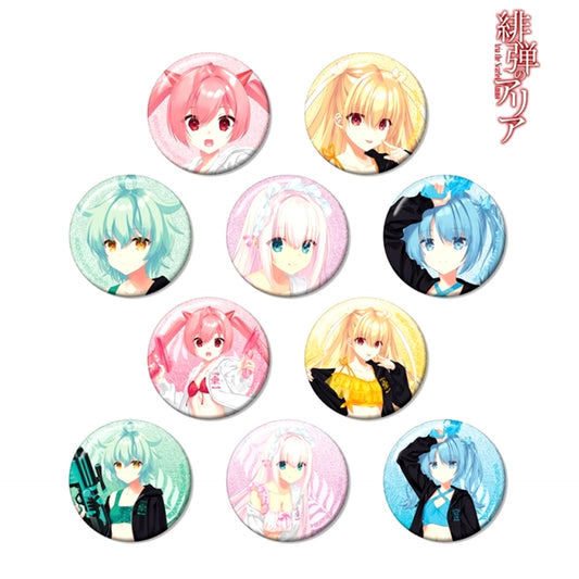 Aria the Scarlet Ammo arti-mate Trading Glitter Can Badge Newly Drawn by Kobuichi Swimsuit ver. Animate Limited [NEW]