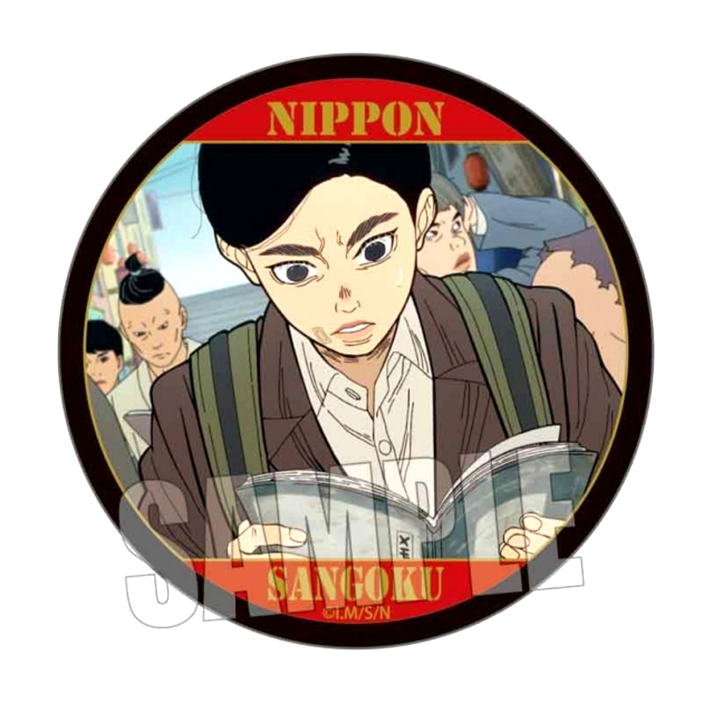 TV Anime "Nihon Sangoku" Memories Can Badge Misumi Aoki A [NEW]