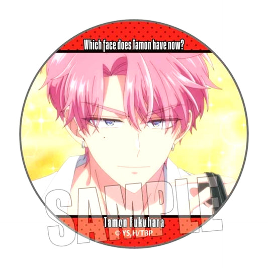 TV Anime Tamon's B-Side Memories Button Tamon Fukuhara B Goods - Badge [NEW]