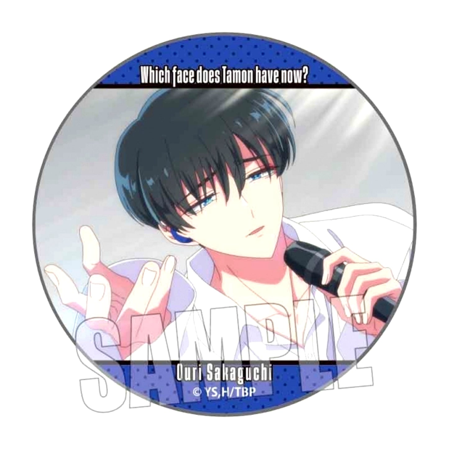 TV Anime Tamon's B-Side Memories Can Badge Sakaguchi Ouri B [NEW]