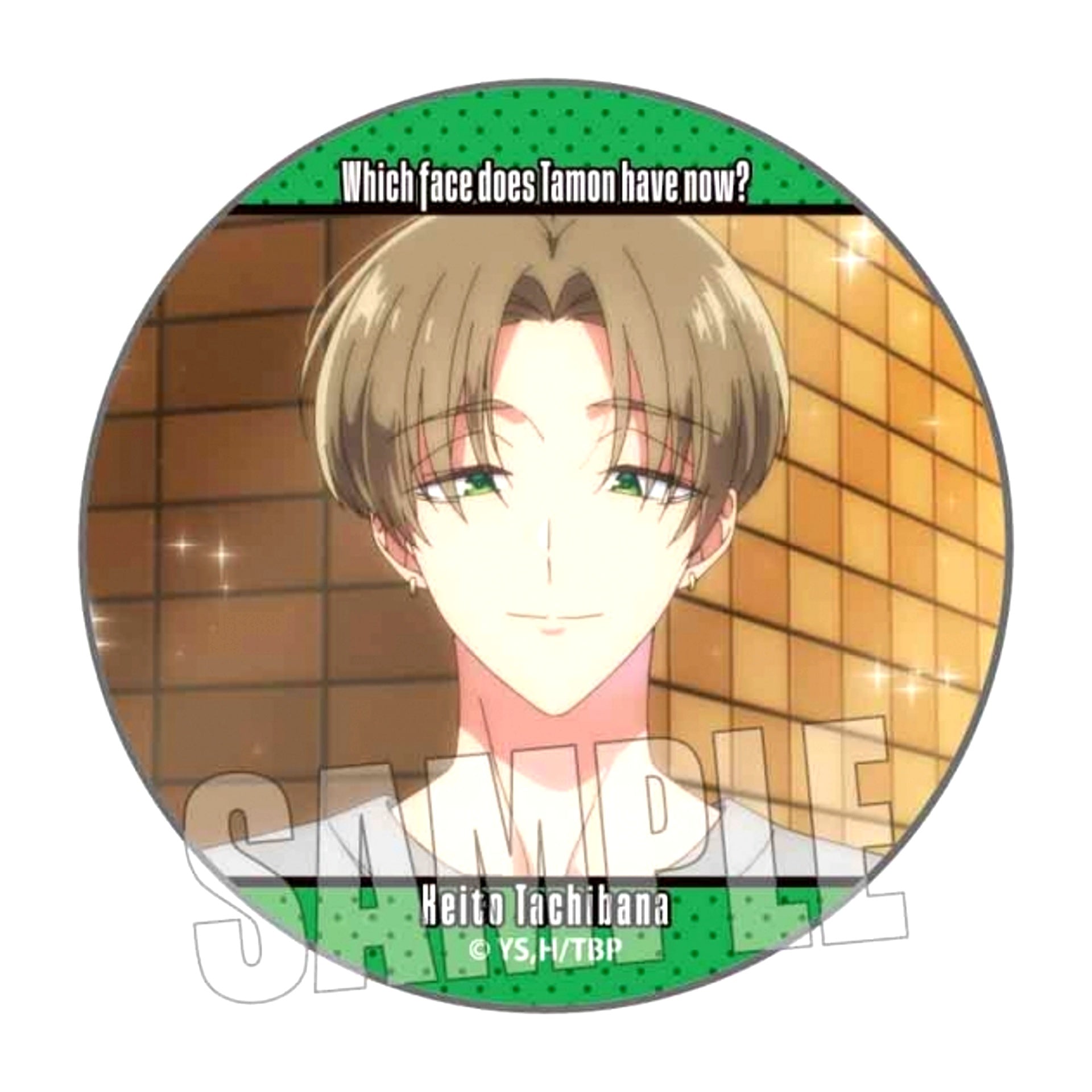 TV Anime "Tamon's B-Side" Memories Can Badge Tachibana Keito A [NEW]