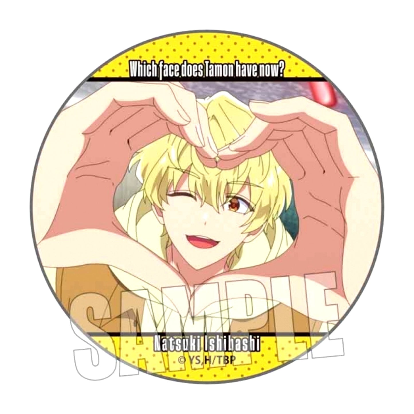 TV Anime "Tamon's B-Side" Memories Can Badge Ishibashi Natsuki B [NEW]