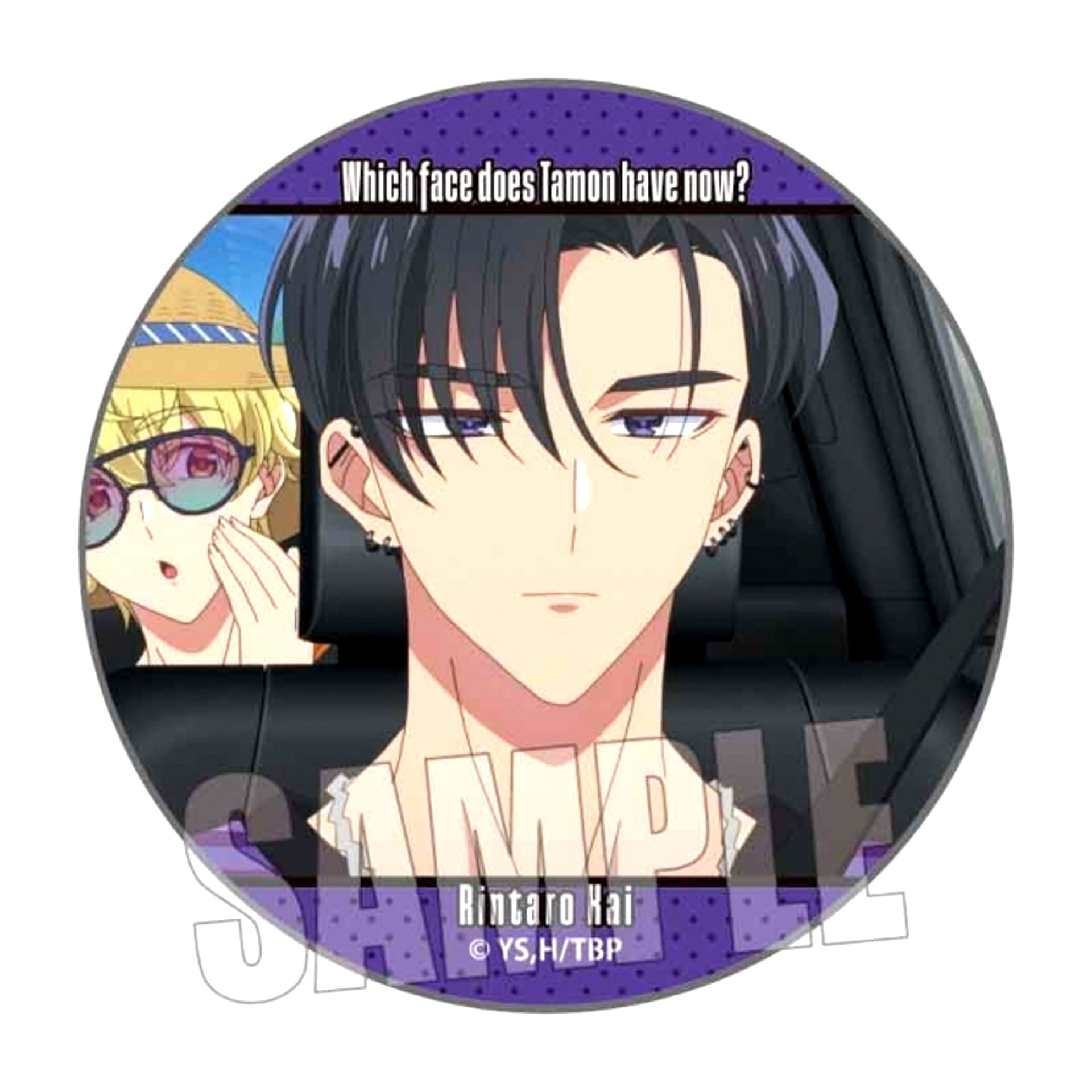 TV Anime "Tamon's B-Side" Memories Can Badge Kai Rintaro A [NEW]