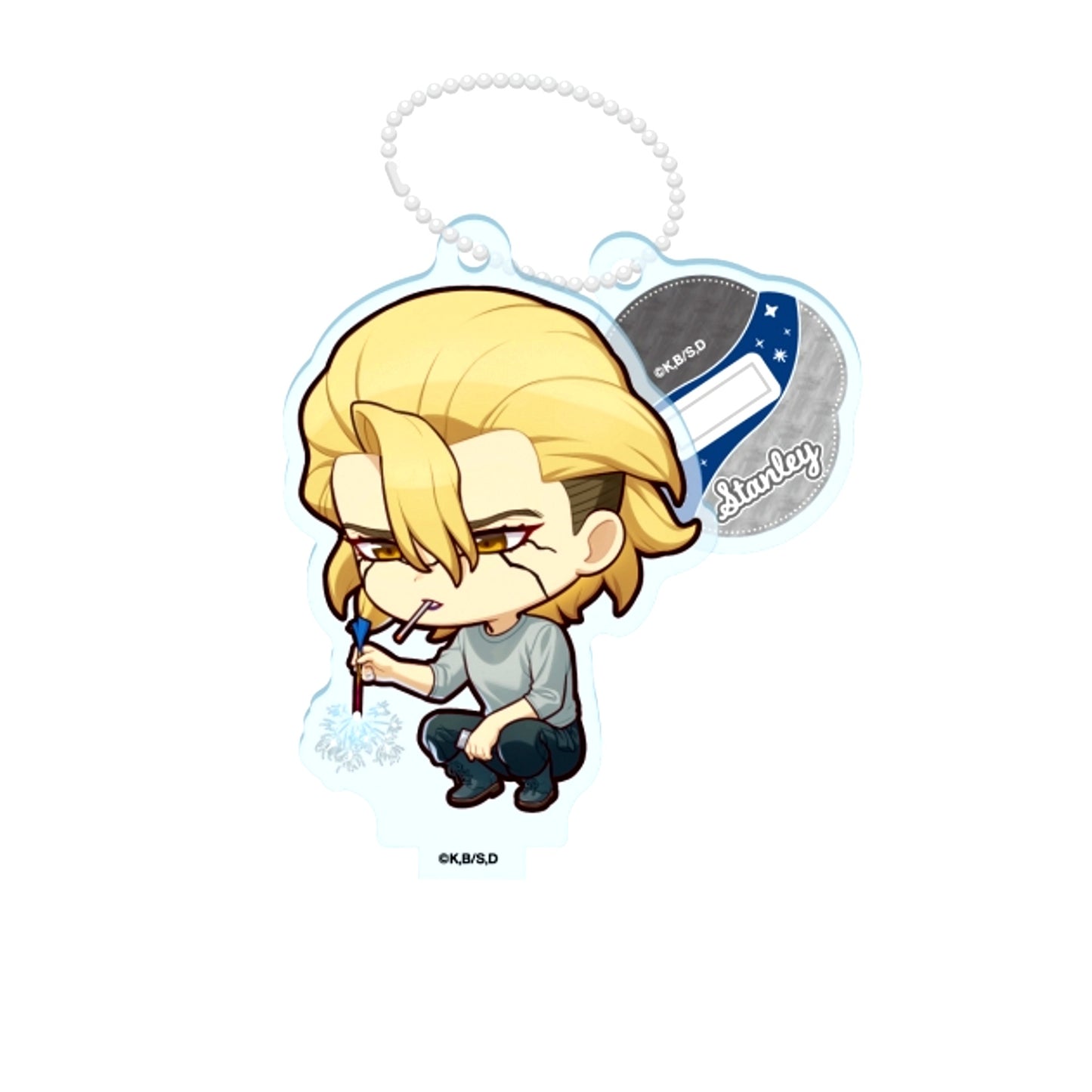 Dr.STONE Mini Character Acrylic Stand Charm Stanley Snyder [NEW]