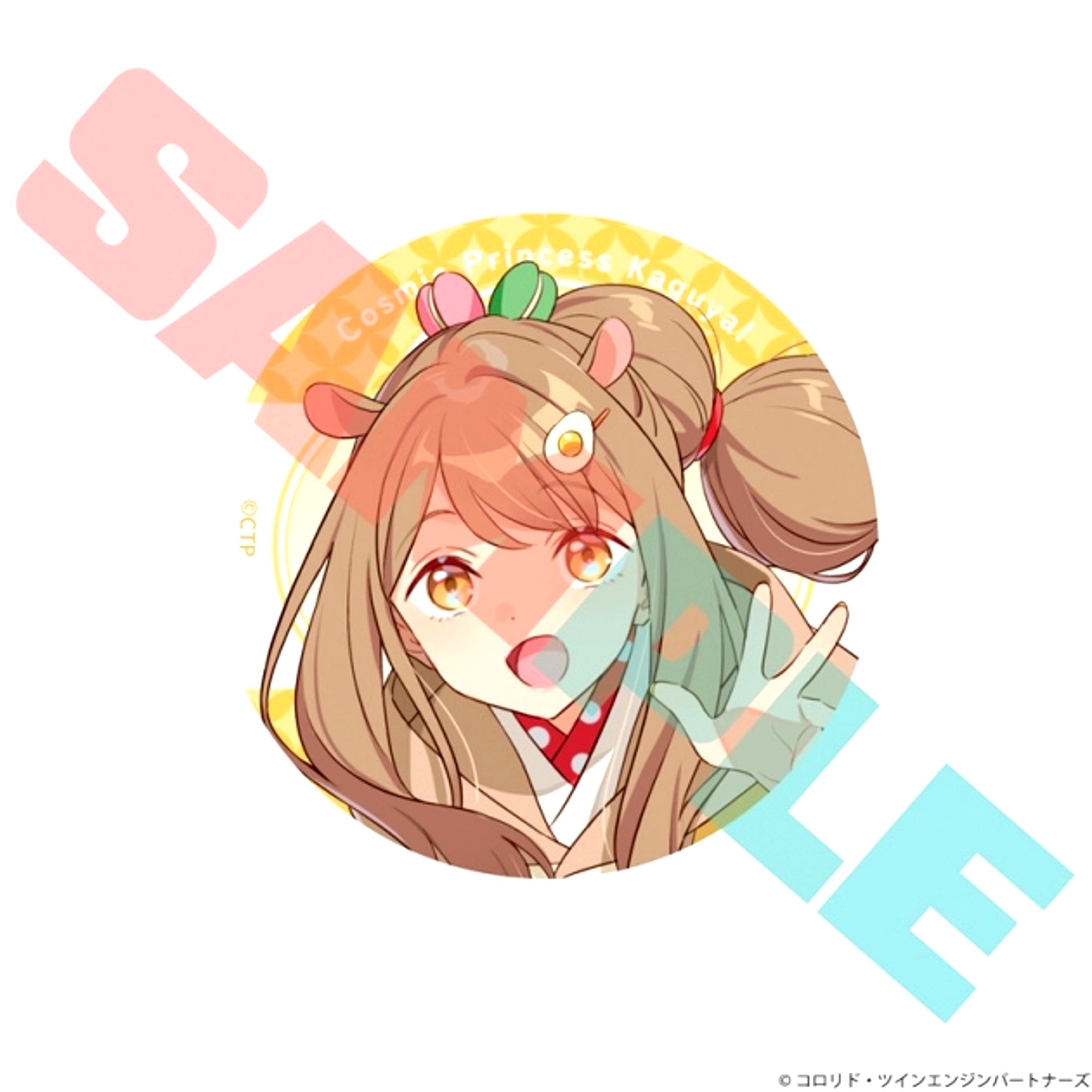 Cosmic Princess Kaguya! Can Badge Isayama Manami (Reissue) [NEW]