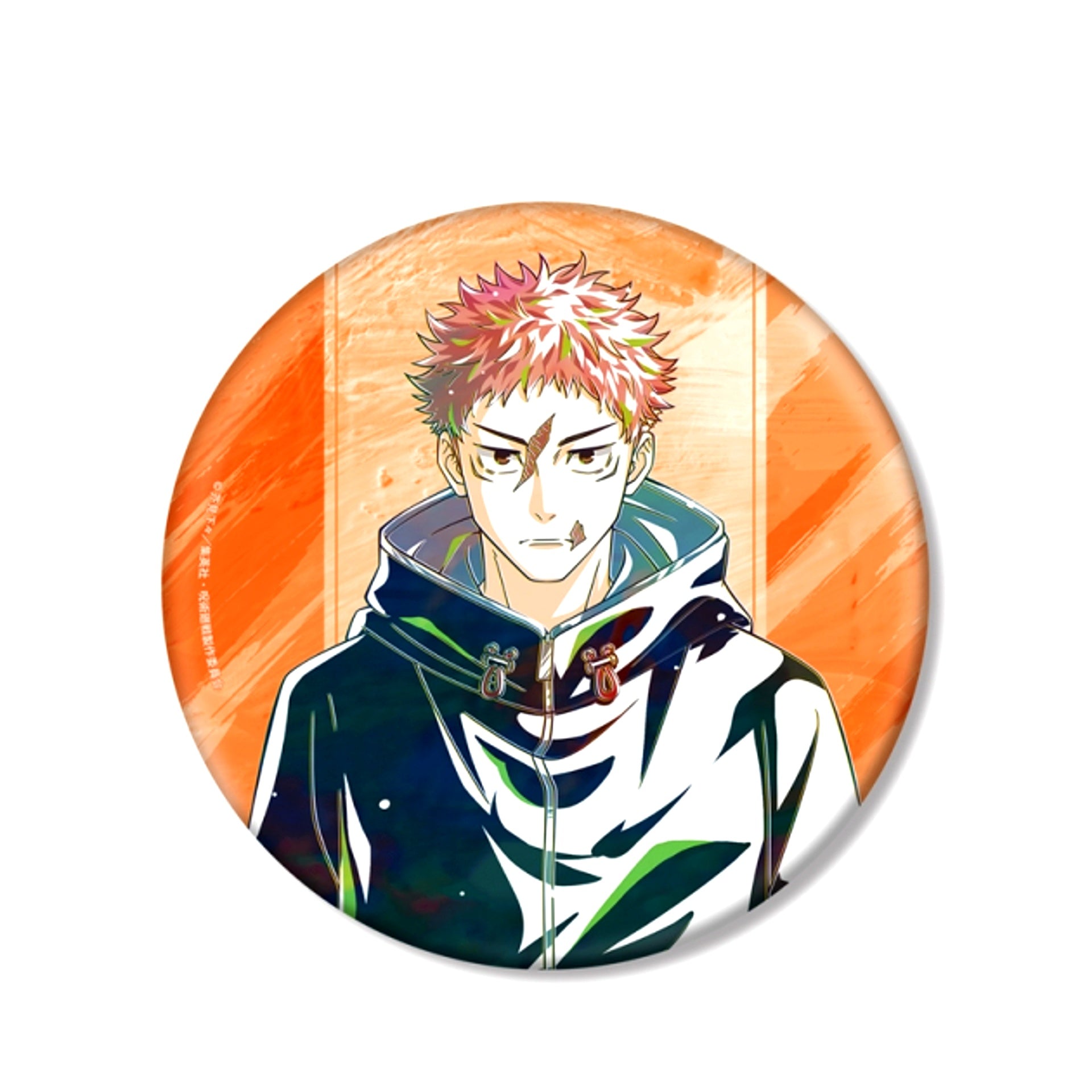 TV Anime Jujutsu Kaisen Yuji Itadori Ani-Art Part 9 B IG Button ver.A Goods - Badge animate Advance Sale [NEW]