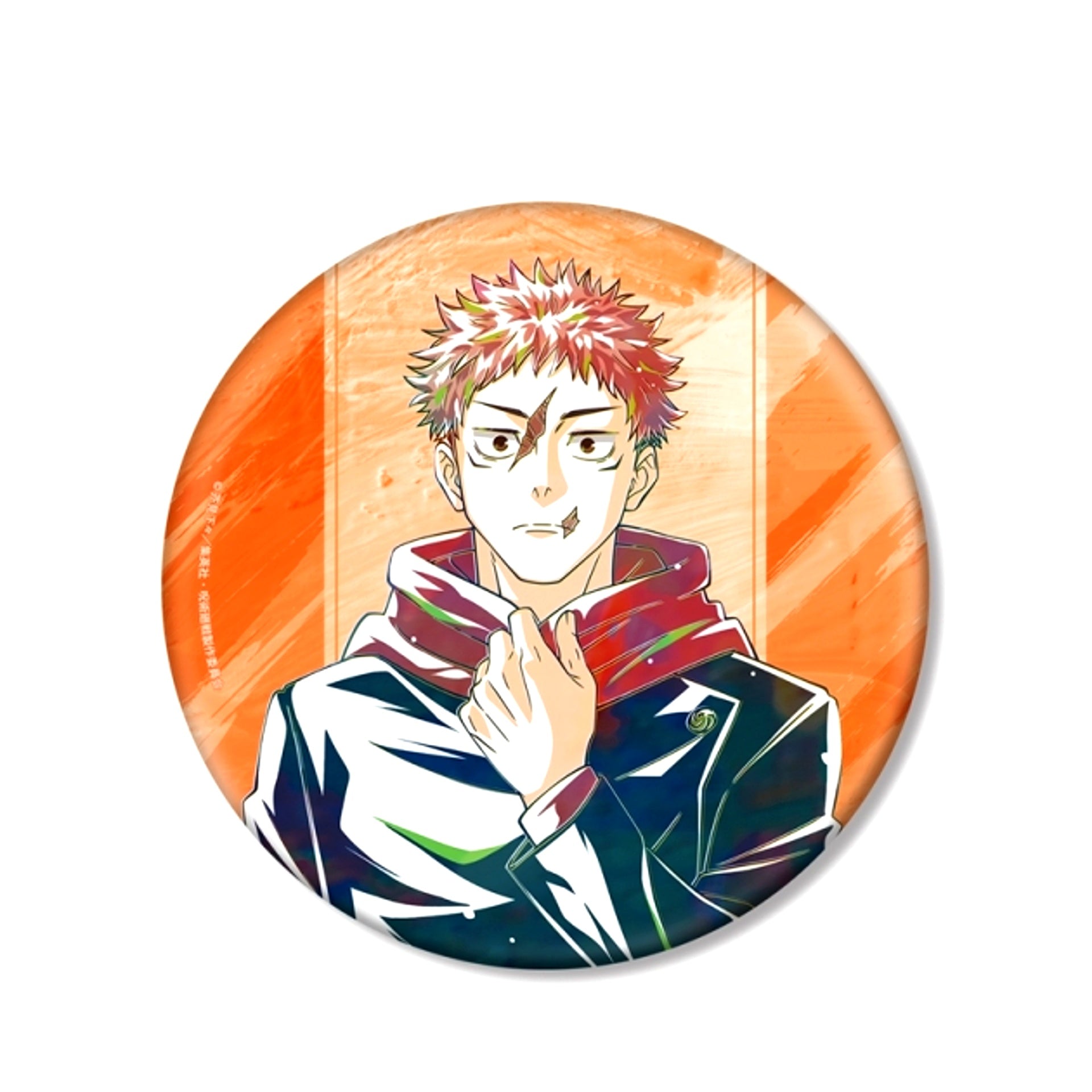 TV Anime Jujutsu Kaisen Yuji Itadori Ani-Art Part 9 B IG Button ver.B Goods - Badge animate Advance Sale [NEW]