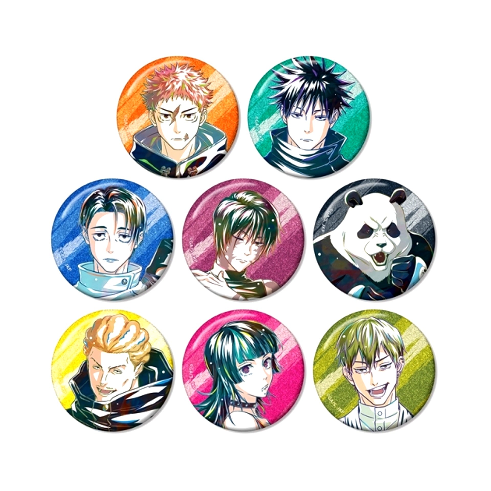 TV Anime Jujutsu Kaisen Trading Ani-Art Part 9 Glitter Button ver.A Goods - Badge animate Limited with animate with Benefits Bonus [NEW]
