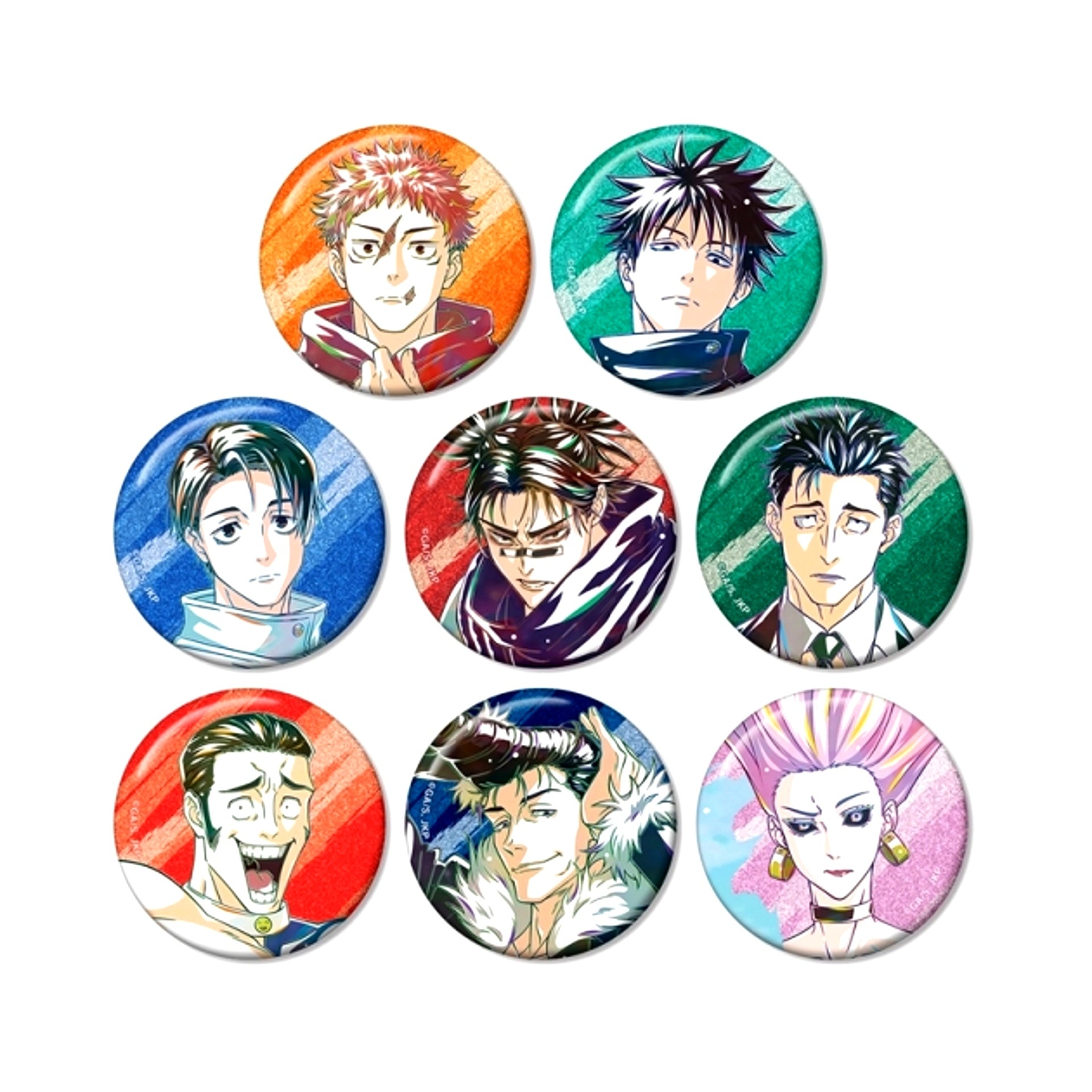 TV Anime Jujutsu Kaisen Trading Ani-Art Part 9 Glitter Button ver.B Goods - Bache animate Limited with animate with Benefits Bonus [NEW]