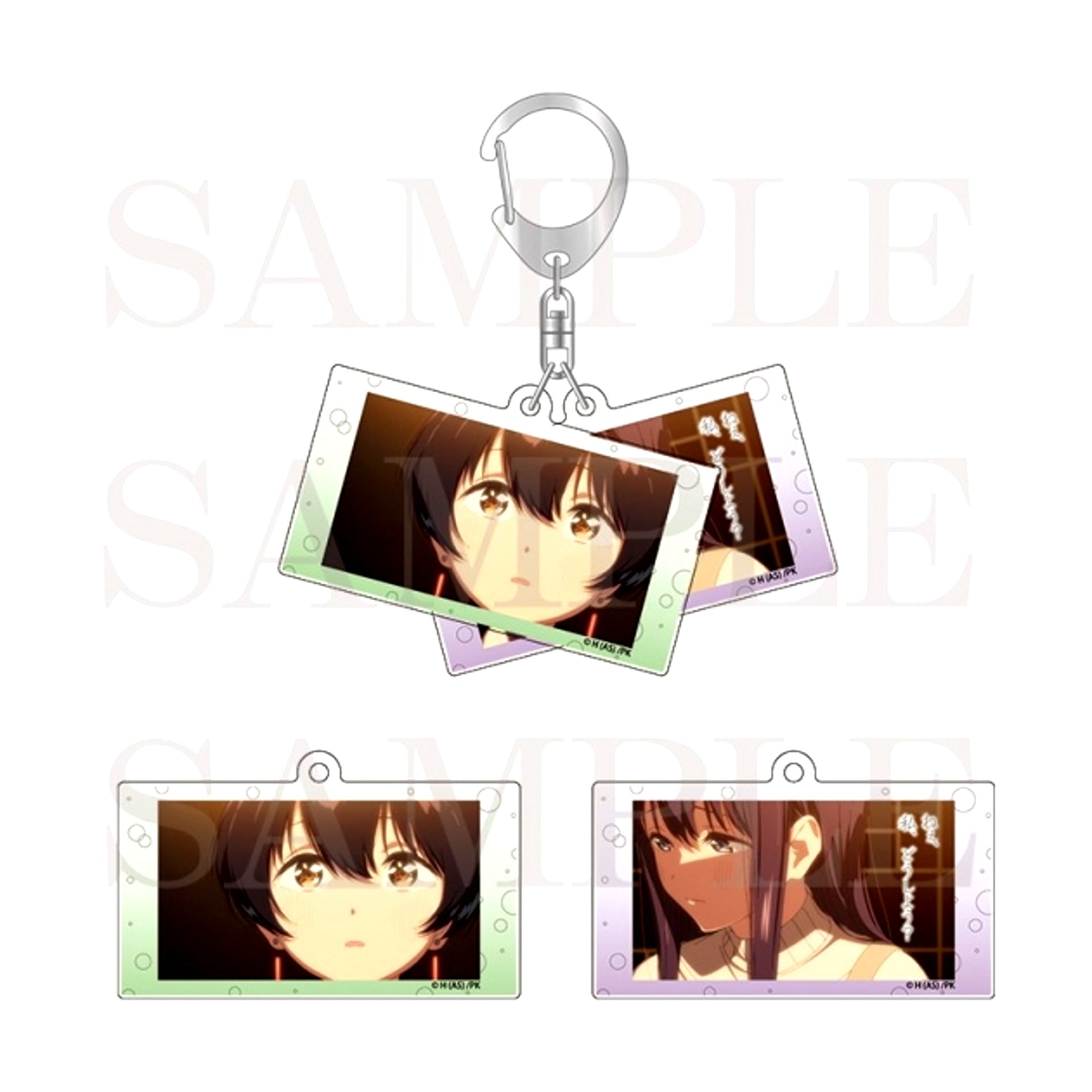 Botan Kamiina Fully Blossoms When Drunk Slide Acrylic Keychain Episode 10 [NEW]