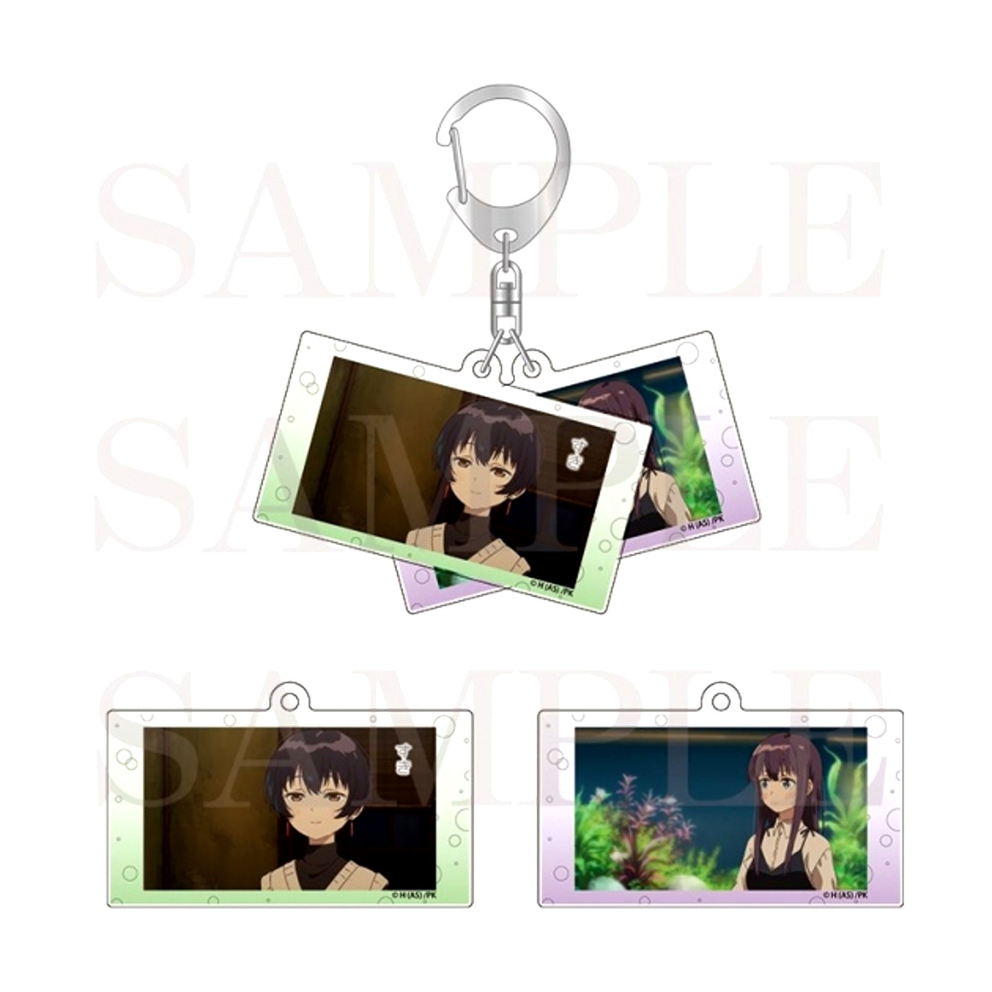 Botan Kamiina Fully Blossoms When Drunk Slide Acrylic Keychain Episode 11 [NEW]