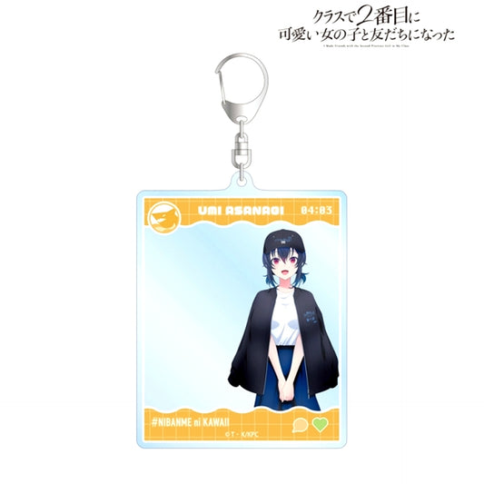I Made Friends with the Second Prettiest Girl in My Class arti-mate BIG Acrylic Keychain Umi Asanagi ver.C Newly Drawn Casual Clothes ver. Animate Limited [NEW]