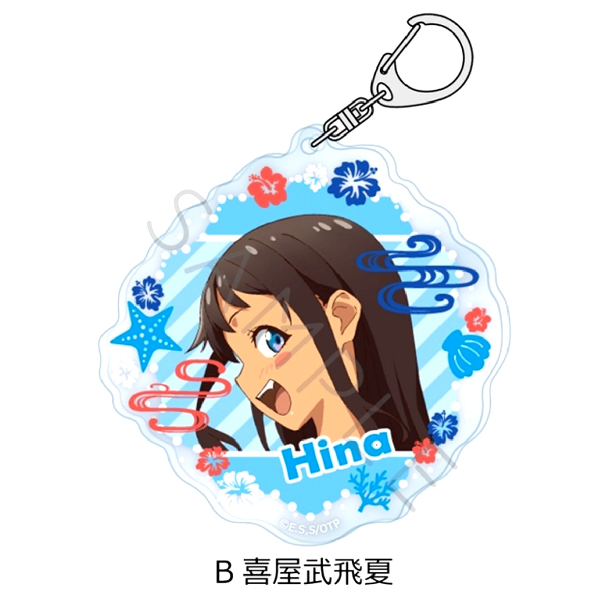 Okitsura: Fell in Love with an Okinawan Girl, but I Just Wish I Know What She's Saying TV Anime Acrylic Keychain B (Hina Kyan) [NEW]