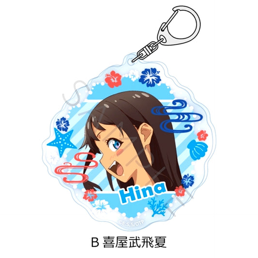 Okitsura: Fell in Love with an Okinawan Girl, but I Just Wish I Know What She's Saying TV Anime Acrylic Keychain B (Hina Kyan) [NEW]