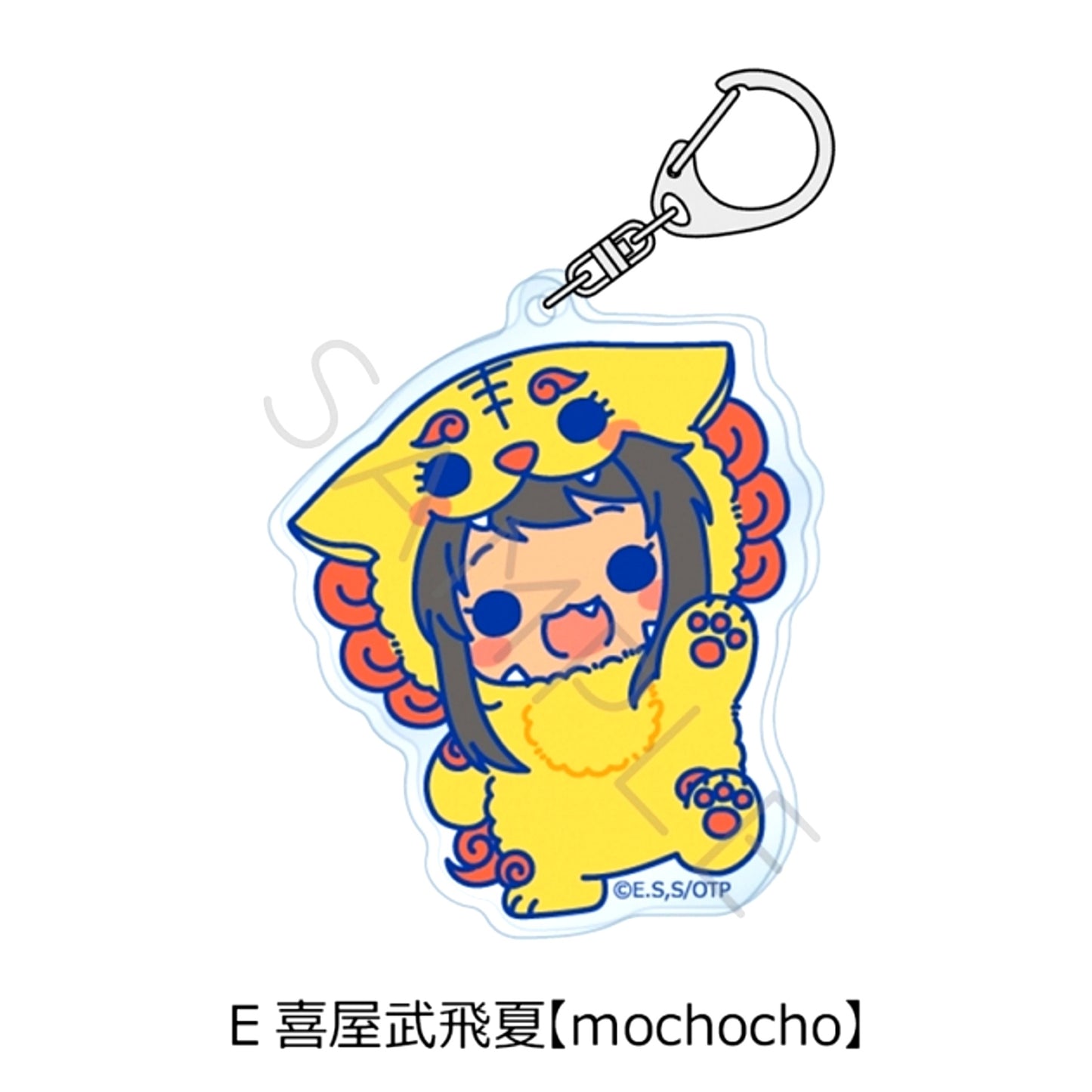 Okitsura: Fell in Love with an Okinawan Girl, but I Just Wish I Knew What She's Saying TV Anime Acrylic Keychain E (Hina Kyan) [mochocho] [NEW]
