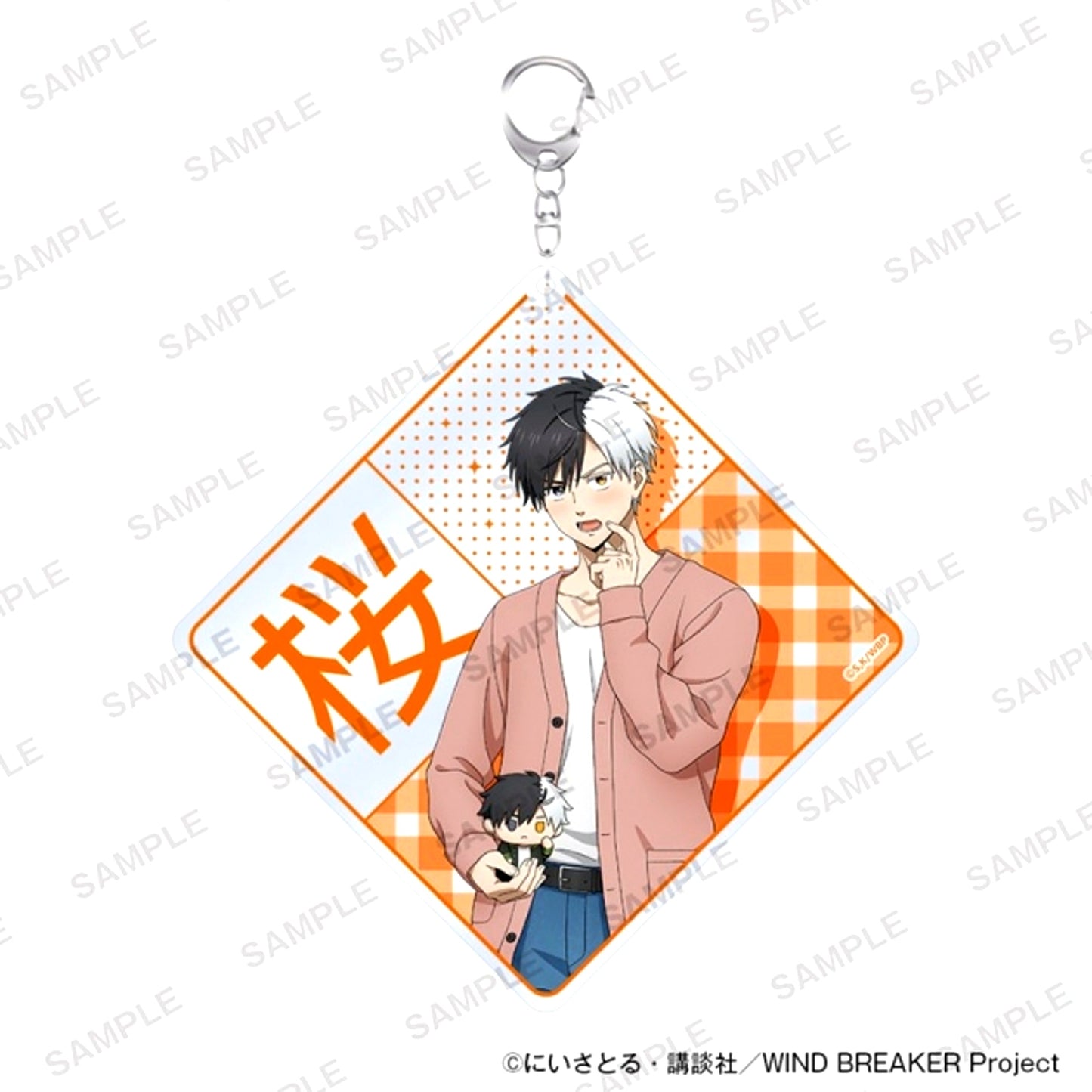 TV Anime WIND BREAKER Name Keychain Plush Toys Together ver. Haruka Sakura Goods - Keychain [NEW]